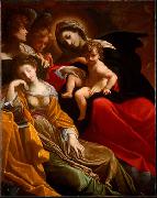 CARRACCI, Lodovico The Dream of Saint Catherine of Alexandria fdg china oil painting reproduction